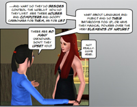 Before Janet goes out for the evening, I ask her to explain how the world works.